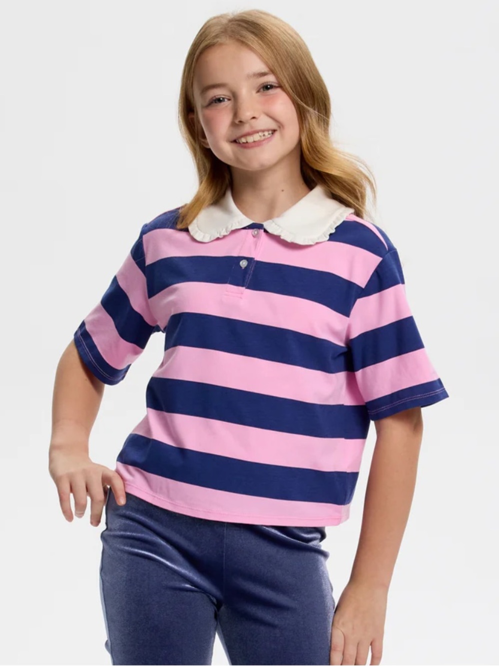 Owillo striped polo